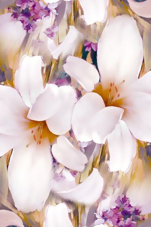 手绘印花华亿平台图片