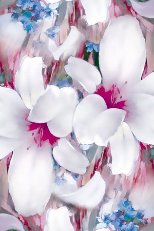 手绘印花华亿平台图片