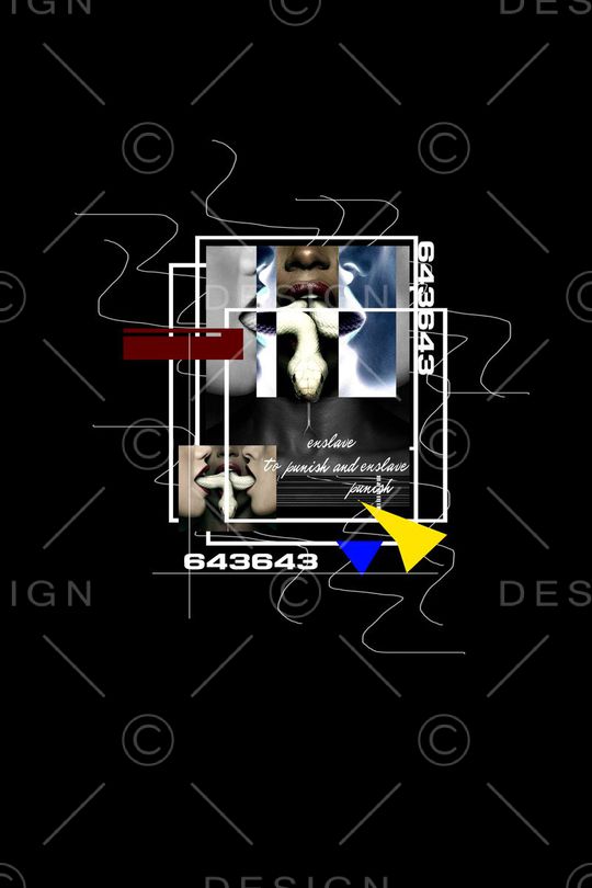 现代人物印花华亿平台图片