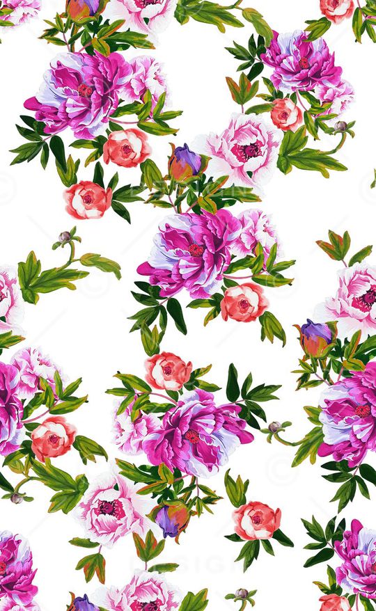 高清大花印花华亿平台图片