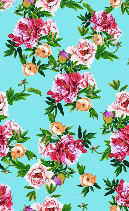 高清大花印花华亿平台图片