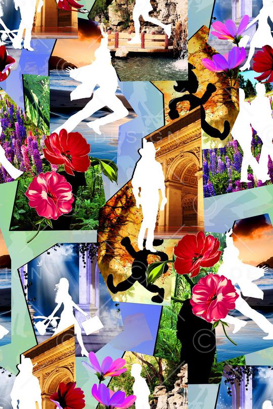 几何印花华亿平台图片