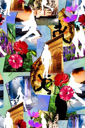 几何印花华亿平台图片