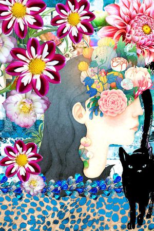 抽象印花华亿平台图片