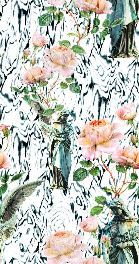 动物纹印花华亿平台图片