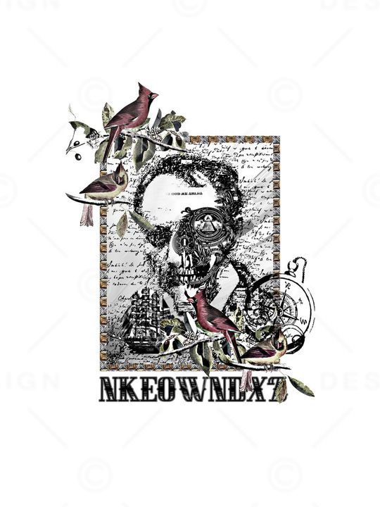 复古男装图案印花华亿平台图片