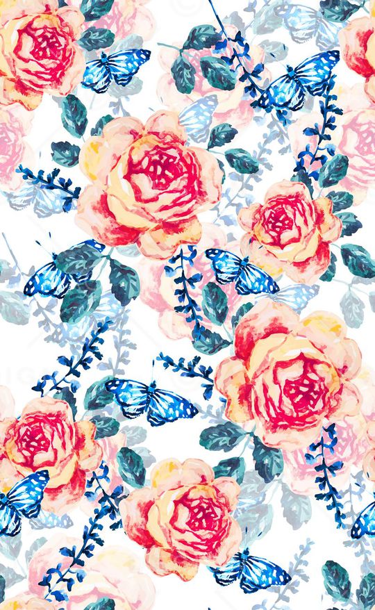 蝴蝶素材印花华亿平台图片