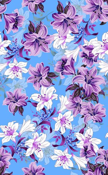 567070-欧美流行时尚简单花卉