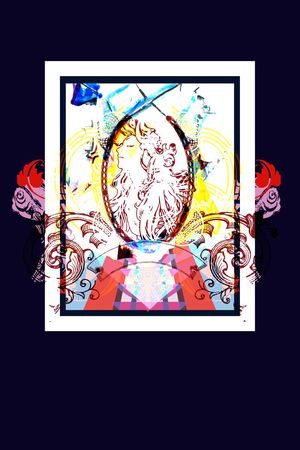 抽象印花华亿平台图片