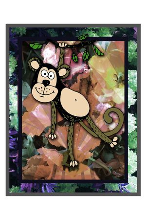 潮流时尚印花华亿平台图片