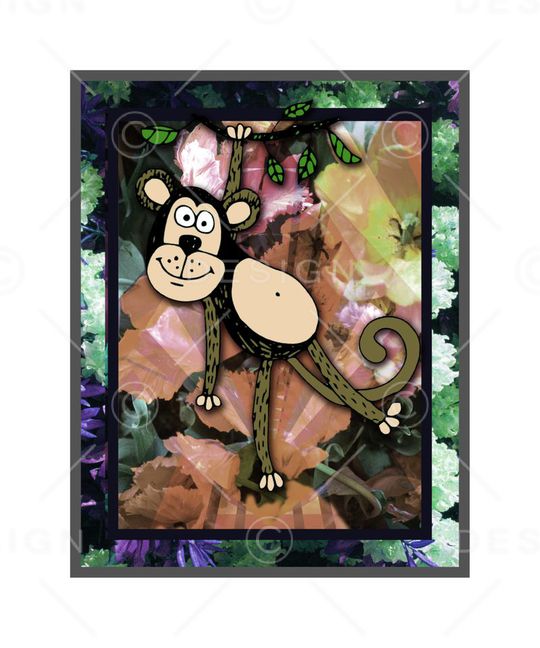 潮流时尚印花华亿平台图片