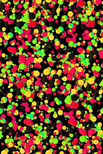 567156-几何图形3d球形圆波点炫彩几何波普