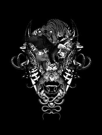 567179-时尚潮流大牌百兽王定位男装图案