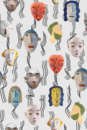 抽象印花华亿平台图片