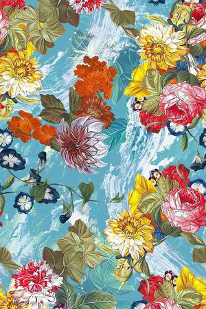 复古 时尚印花华亿平台图片