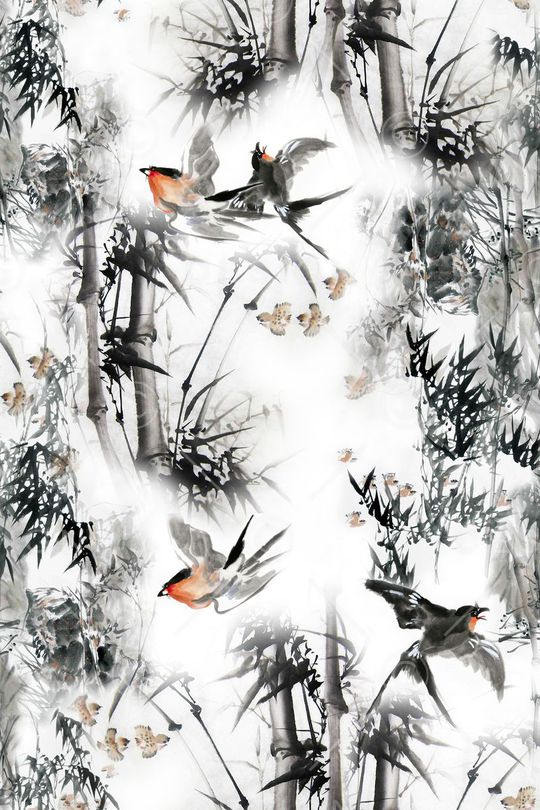 国画绘画印花华亿平台图片