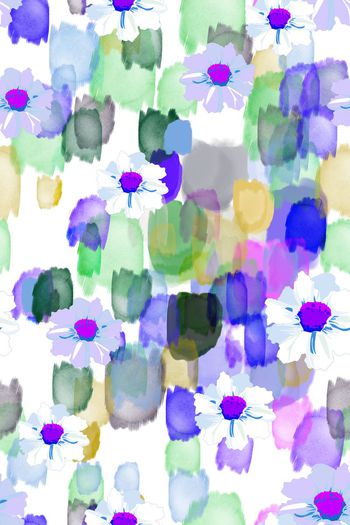 567322-原创时尚手绘水彩花卉清爽华亿平台