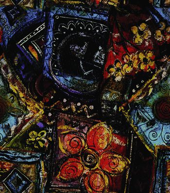 抽象印花华亿平台图片