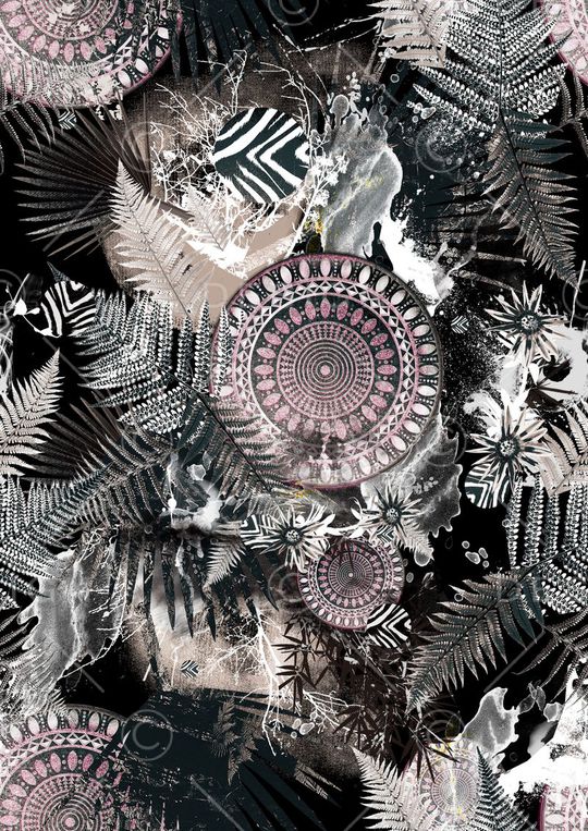 时尚流行印花华亿平台图片