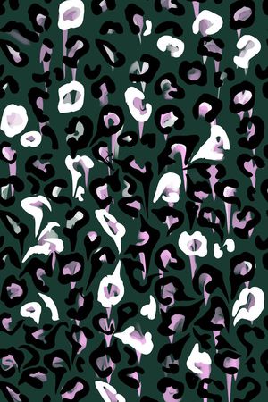 豹纹印花华亿平台图片