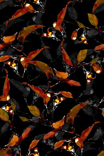 567513-时尚潮流大牌树叶男装图案