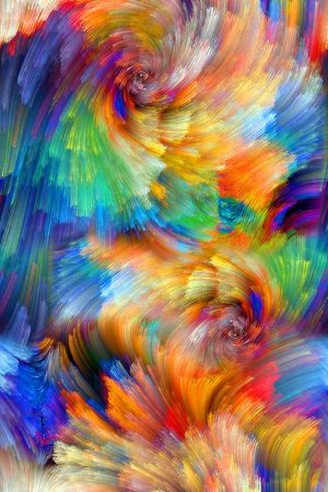 抽象印花华亿平台图片