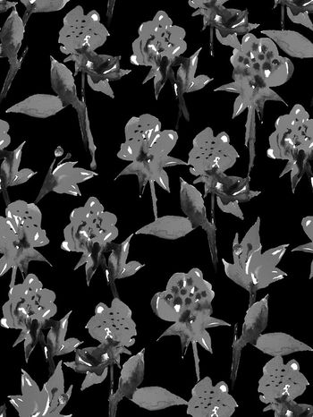 567562-时尚潮流大牌手绘水彩花男装图案