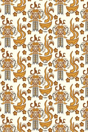 民族风手绘印花华亿平台图片