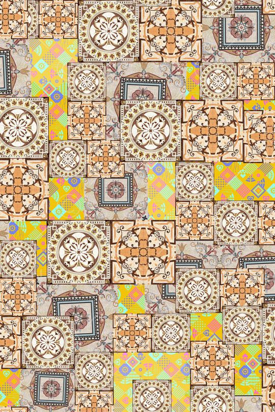 潮流时尚大牌印花华亿平台图片