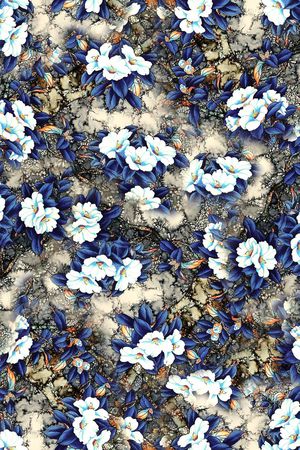 中国风印花华亿平台图片