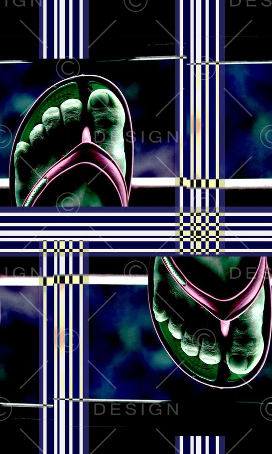 脚印花华亿平台图片