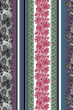 蕾丝印花华亿平台图片