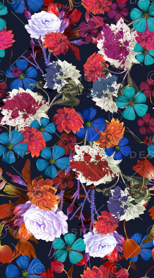 花卉 花朵印花华亿平台图片