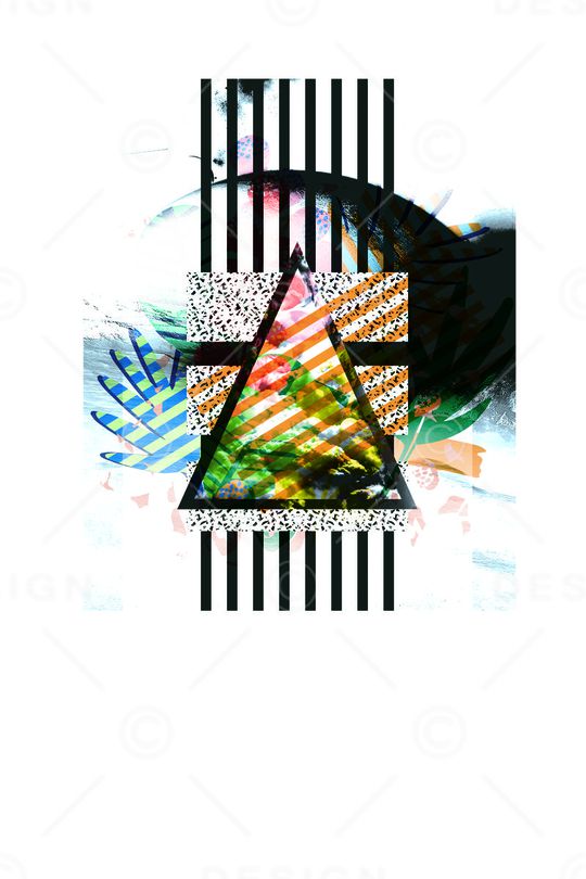 潮流时尚印花华亿平台图片