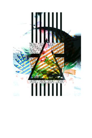 潮流时尚印花华亿平台图片