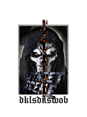 567725-时尚潮流大牌黑暗美学骷髅头定位男装