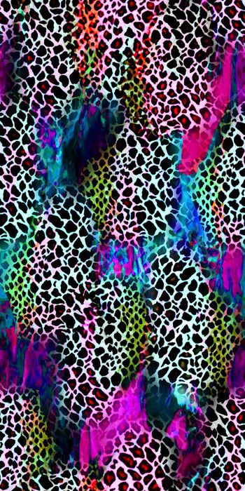 567731-动物纹 豹纹 水彩肌理