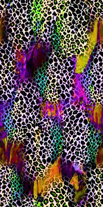 567737-动物纹 豹纹 水彩肌理