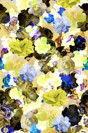 抽象炫彩印花华亿平台图片