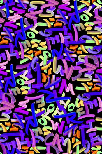 567843-炫彩笔触颜料颜色七彩彩虹