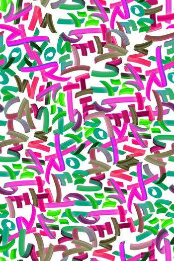 567845-炫彩笔触颜料颜色七彩彩虹