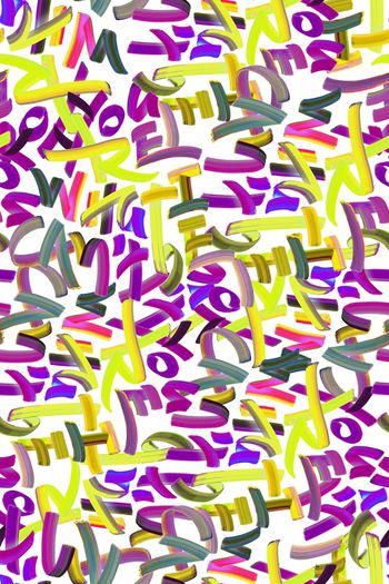 567847-炫彩笔触颜料颜色七彩彩虹