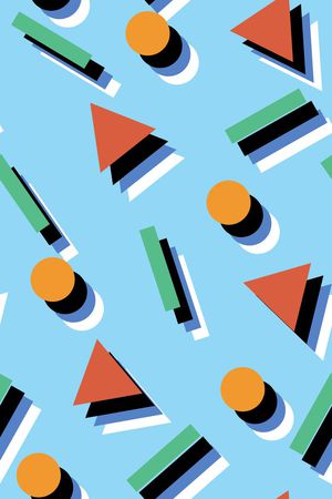 几何印花华亿平台图片