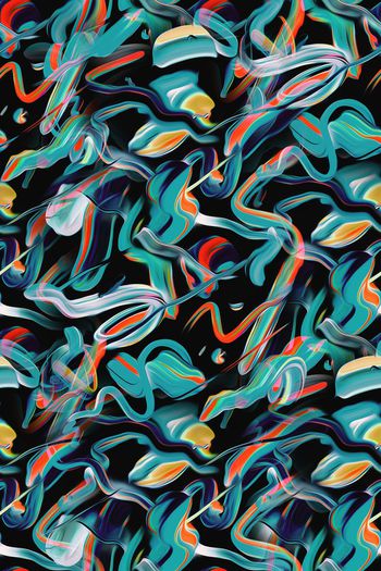 567872-炫彩笔触颜料