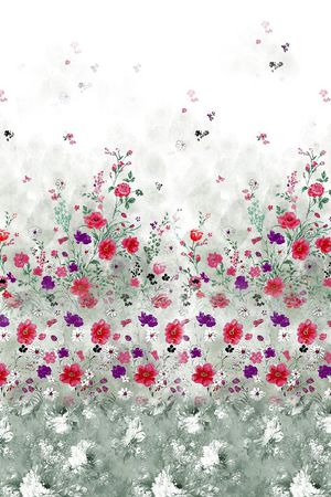 田园风印花华亿平台图片