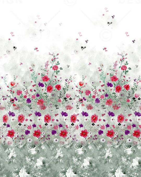 田园风印花华亿平台图片