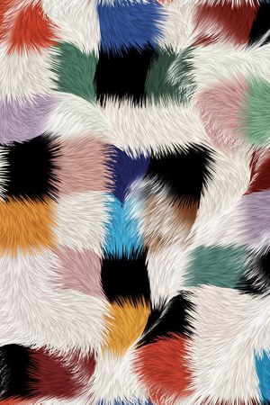 动物纹印花华亿平台图片