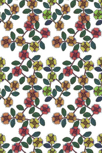 568016-花艺坊手绘原创装饰花卉图案