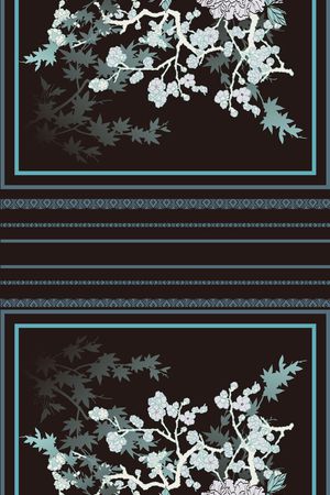 中国风印花华亿平台图片