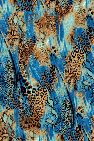 豹纹印花华亿平台图片